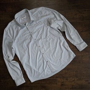 PONCHO Ultra-Lite Slim Fit The Frog Leg Shirt Turf Green Microcheck Size XL